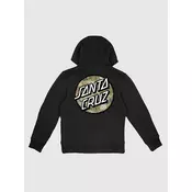Santa Cruz Stamped Opus Camo Kids Hoodie black