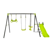 MILLA Set Ljuljaška/ klackalica i tobogran sa metalnom konstukcijom dimenzija:180x191x182cm