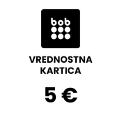 Vrijednosna kartica Govori BOB Slovenija 5 EUR