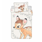 JERRY FABRICS Prevleke za otroško posteljico Bambi Beige baby Bombaž, 100/135, 40/60 cm