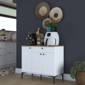 HANAH HOME Coffee komoda bele boje JE194 3803