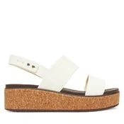 Sandali Crocs Brooklyn Cork Low Wedge 211144 Écru