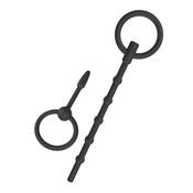 Hidden Desire Extreme Penis Plug Set Large 2 pcs Black