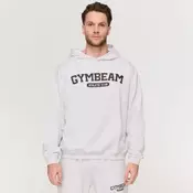 GymBeam Pulover s kapuco Varsity Grey XL