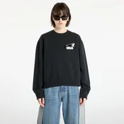 Mikina MM6 Rtw Show Sweatshirt Washed Black L
