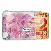 Foxy Foxy Bouquet Color Toilet Paper 3 Layers 4 + 2 Rolls