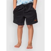 Rip Curl Surf Cord Volley Kids Shorts washed black