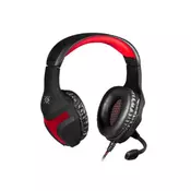 Defender gaming slušalke Scrapper 500, črni + rdeci, 2 m kabel