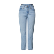 LEVIS Kavbojke 501 CROP, modra