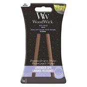 Woodwick Náhradní tyčinky do auta , Relaxační levandule, 1 ks