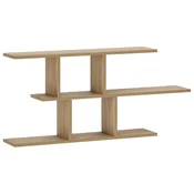 vidaXL Stenska polica Artisan hrast 100 x 17 x 45,5 cm Inženirski les