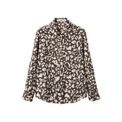 MANGO Bluza bež / rjava / off-bela