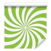 Tapeta z ozadjem hipijevske limete za dnevno sobo in spalnico 50x1000 cm