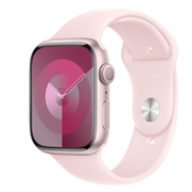 Apple Watch Series 9, 45mm Pink AC, Light Pink SB M/L