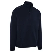 Moška majica Callaway Long Sleeve Chevron Jacquard Polo Peacoat 3XL