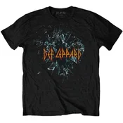 Def Leppard Majica Shatter Unisex Black L