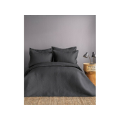Issimo Pregrinjalo iz bombažnega satena SIMPLY 260x240 / 2*50x70 cm., temno siva