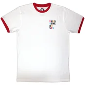 The Stone Roses Side Text (Ringer) White M Majica