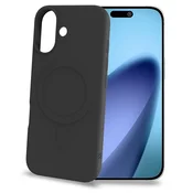 CELLY Mekana TPU maskica s silikonskim premazom i MagSafe za iPhone 17 crna