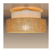 Plafonsko svetlo BOHO 1xE27/60W/230V precnik 40 cm bela/bež