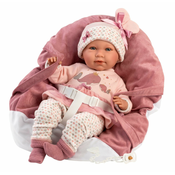 Llorens 74014 NEW BORN - realisticna beba lutka sa zvukovima i tijelom od mekane tkanine - 42