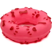 SAVACOOP Igračka za psa - gumena krofna pink 13cm