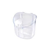 IMAC Hranilica za krletke za ptice Star prozirna 8x8,5x8,5cm