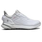 Ženski golf čevlji Footjoy Pro SL BOA Womens White/White/Grey EUR 36,5