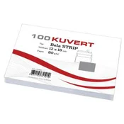 KUVERTA B6 BELA 120X180MM 1/100