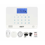 iGET Alarm SECURITY M3B Brezžični varnostni sistem GSM za dom, CZ lokalizacija, osnovni komplet