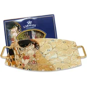 Carmani, dekorativni krožnik G. Klimt Poljub