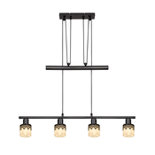 Rabalux 5345 - Lestenec na vrvici LACEY 4xE14/40W/230V