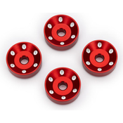 Traxxas podložka disku kolies hliníková cervená (4)