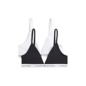 Tommy Hilfiger Underwear Modrček črna / bela