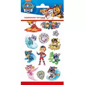 shumee Začasne tetovaže Paw Paw Patrol Psi Pravljica Rojstni dan 12 kosov.