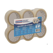 Selotejp pakirni  48mmx60m 6/1 solvent prozirni za temperature do -20C
