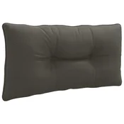 vidaXL Hrbtna blazina PUTTEN 100% poliester Antracit 70 x 40 x 10 cm