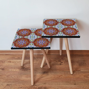 HANAH HOME Set 2 stočića 2Shp51 Multicolor