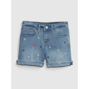 GAP Kids Denim Midi Shorts Washwell - Girls