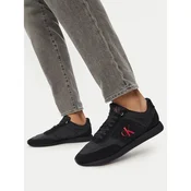 Superge Calvin Klein Retro Runner Band Lth-Su HM0HM02212 Črna