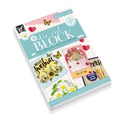 Kreativni beležni blok za izdelavo voščilnic A4, 12 listov