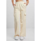 Womens Baggy Light Terry Sweat Sweatpants - Beige