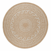 Bež okrogla zunanja preproga o 120 cm Comilla – Ayyildiz Carpets