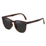 Angelamiao Unisex naocare za sunce, Braon-crne