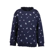 BLUE SEVEN Majica ecru / nočno modra / nebeško modra / pastelno zelena