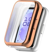 GS Ovitek 2 v 1 z zaščitnim ovitko za Huawei Band 11, roza zlat