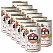 Konzerva Brit Fresh Beef with Pumpkin 12x400 g