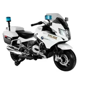 Policijski motor na akumulator BMW Police - bijeli