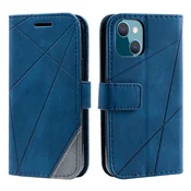 Modra Flip Line torbica (iPhone 15 Plus)