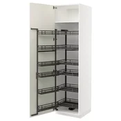METOD Visoki element s izvlacnim fiokama, bela/Veddinge bela, 60x60x220 cm